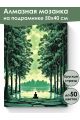 Алмазная мозаика на подрамнике «Место силы» 50x40 см, 50 цветов