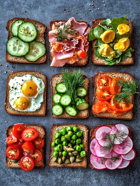 Алмазная мозаика без подрамника «Палитра вкуса» 50x40 см, 50 цветов