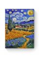 Алмазная мозаика на подрамнике «Пшеничное поле» 50x40 см
