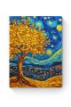 Алмазная мозаика на подрамнике «Золотое дерево» 50x40 см