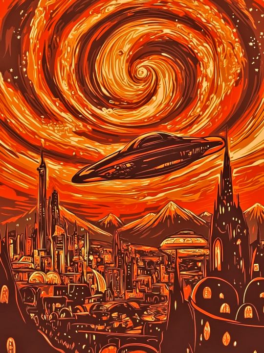Алмазная мозаика без подрамника «Будущее» 35x25 см, 38 цветов