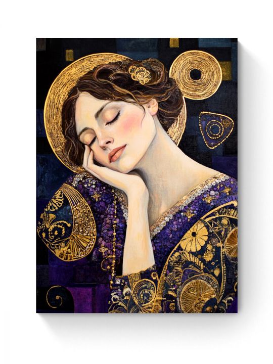 Алмазная мозаика на подрамнике «Девичьи грезы» 50x40 см, 50 цветов