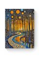 Алмазная мозаика на подрамнике «Осенний вечер» 50x40 см