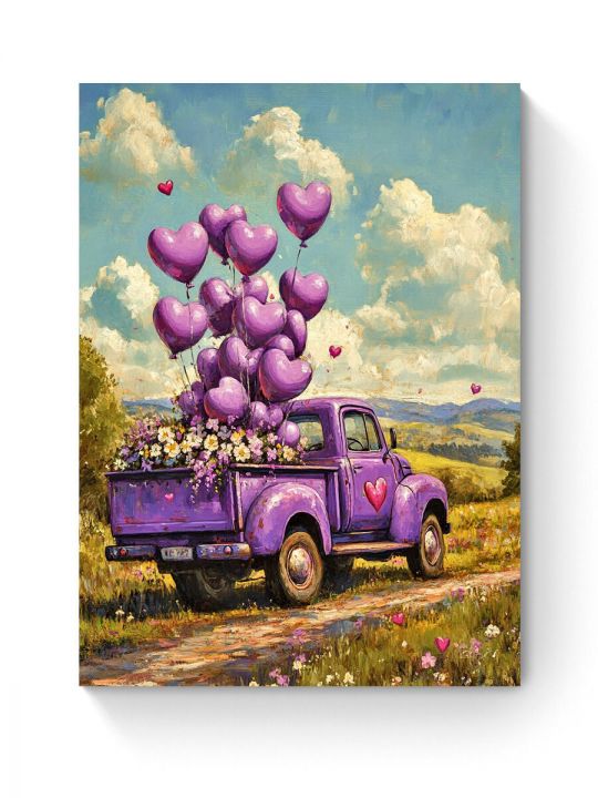 Алмазная мозаика на подрамнике «Романтика» 50x40 см