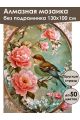 Алмазная мозаика без подрамника «Пташка» 130x100 см