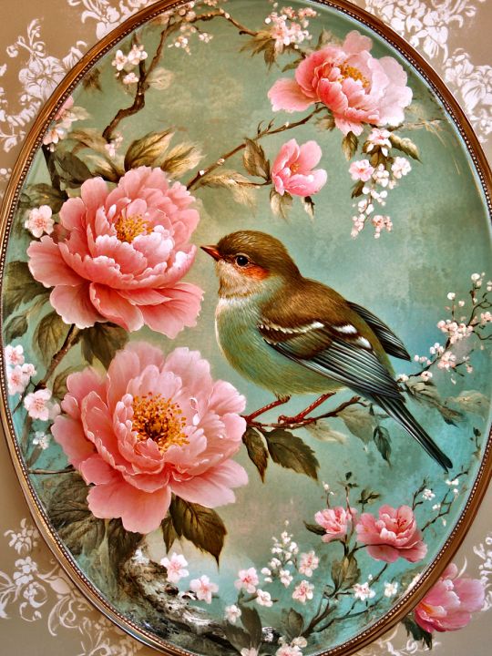 Алмазная мозаика без подрамника «Пташка» 25x20 см