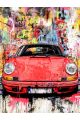 Алмазная мозаика без подрамника «Спорткар» 130x100 см