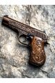 Алмазная мозаика без подрамника «Пистолет» 70x50 см