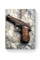 Алмазная мозаика на подрамнике «Пистолет» 80x60 см