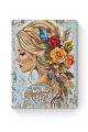 Алмазная мозаика на подрамнике «Блондинка» 50x40 см, 50 цветов