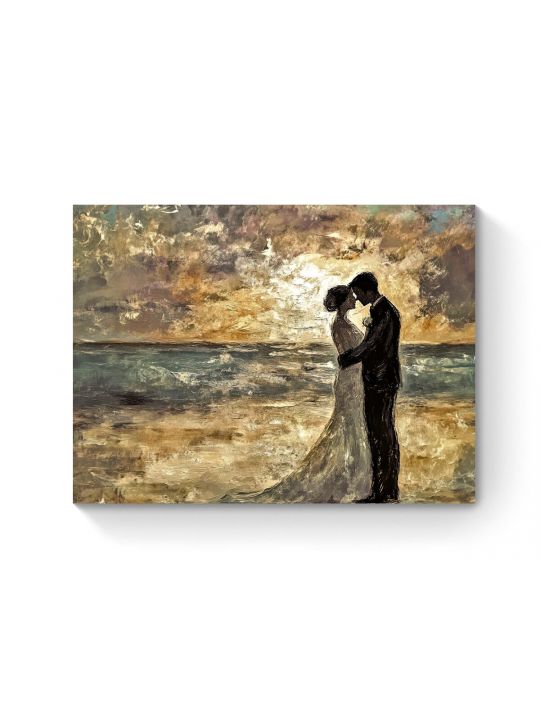 Алмазная мозаика на подрамнике «Ты и Я» 35x25 см, 40 цветов