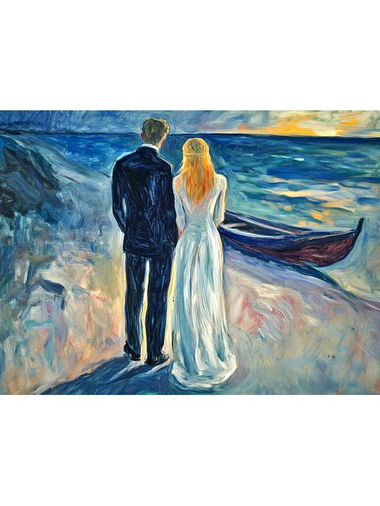 Алмазная мозаика без подрамника «Начало» 50x40 см