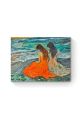 Алмазная мозаика на подрамнике «Девушки у моря» 50x40 см