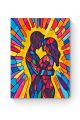 Алмазная мозаика на подрамнике «Психоделика» 50x40 см