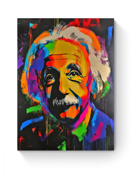 Алмазная мозаика на подрамнике «Эйнштейн» 50x40 см, 50 цветов