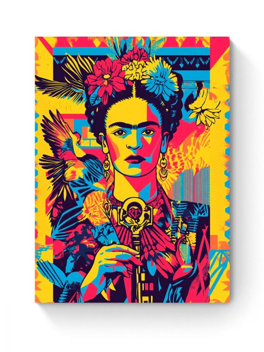 Алмазная мозаика на подрамнике «Фрида Кало» 50x40 см