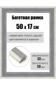 Рамка багетная для картин со стеклом 50 x 17 см, РБ-156