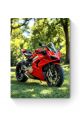 Алмазная мозаика на подрамнике «Мотоцикл» 35x25 см, 40 цветов