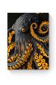 Алмазная мозаика на подрамнике «Осьминог» 50x40 см, 50 цветов