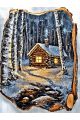 Алмазная мозаика без подрамника «Береста» 25x20 см