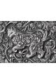 Алмазная мозаика без подрамника «Чеканка Кошка» 25x20 см
