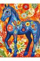 Алмазная мозаика без подрамника «Городецкий конь» 50x40 см