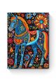 Алмазная мозаика на подрамнике «Городецкий конь» 50x40 см