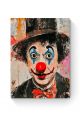 Алмазная мозаика на подрамнике «Бродячий клоун» 50x40 см