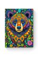 Алмазная мозаика на подрамнике «Тотем Медведь» 50x40 см