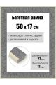 Рамка багетная для картин со стеклом 50 x 17 см, РБ-178