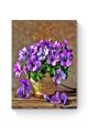 Алмазная мозаика на подрамнике «Букетик виолы» 50x40 см