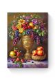 Алмазная мозаика на подрамнике «Фруктовый пир» 50x40 см, 50 цветов