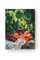 Алмазная мозаика на подрамнике «Бокал напитка» 50x40 см