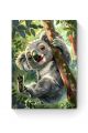 Алмазная мозаика на подрамнике «Веселый коала» 50x40 см