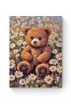 Алмазная мозаика на подрамнике «Мишутка» 40x30 см, 50 цветов