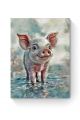 Алмазная мозаика на подрамнике «Хрюшка» 50x40 см, 50 цветов