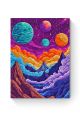 Алмазная мозаика на подрамнике «Космический вид» 40x30 см, 50 цветов