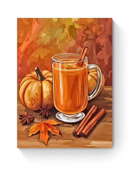 Алмазная мозаика на подрамнике «Медовый сбитень» 50x40 см