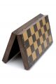 Доска 3в1 нарды + шахматы «Гроссмейстерская» венге-золото