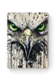 Алмазная мозаика на подрамнике «Хищная птица» 50x40 см, 50 цветов