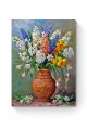 Алмазная мозаика на подрамнике «Букет с мускари» 50x40 см
