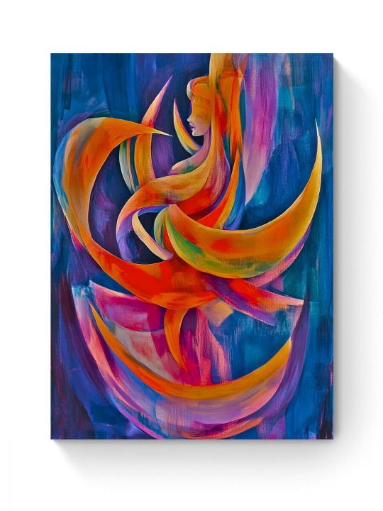 Алмазная мозаика на подрамнике «Метаморфозы» 50x40 см