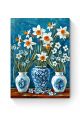Алмазная мозаика на подрамнике «Нарциссы в вазе» 50x40 см