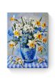 Алмазная мозаика на подрамнике «Букет нарциссов» 50x40 см