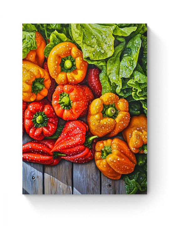 Алмазная мозаика на подрамнике «Урожай» 50x40 см