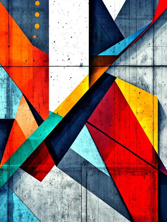 Алмазная мозаика без подрамника «Геометрия» 50x40 см