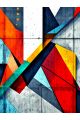 Алмазная мозаика без подрамника «Геометрия» 50x40 см