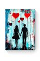 Алмазная мозаика на подрамнике «Влюбленные» 50x40 см