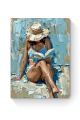 Алмазная мозаика на подрамнике «Отдых у моря» 50x40 см
