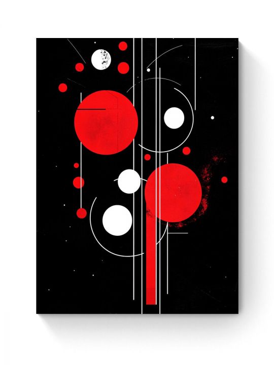 Алмазная мозаика на подрамнике «Геометрия» 50x40 см